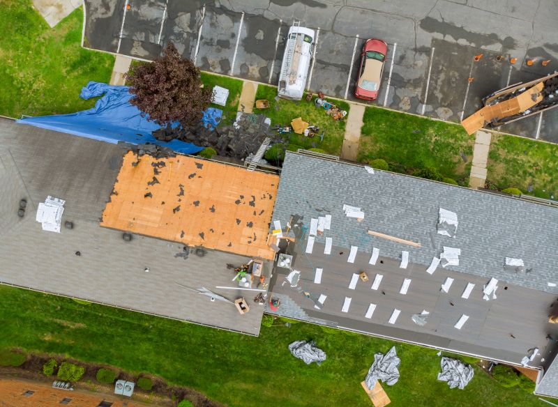 Hail Damage Roof Repair detail